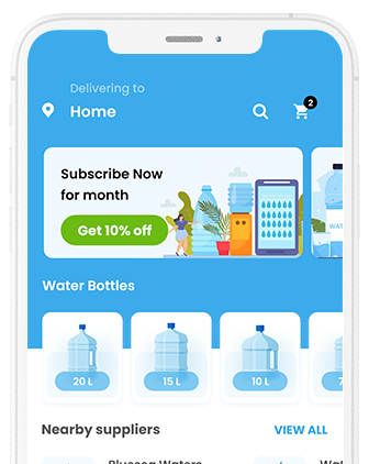 Aqua App - Water Delivery App, Water supply Subscription App, Water ordering App at XSoft Develop labworks