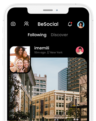 Besocial - Share Your Moments: The Ultimate Social Photo Sharing app  for Expressing Yourself at XSoft Develop labworks