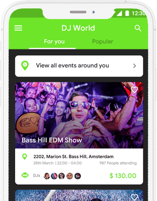 DJ Mania - DJ Event Ticket Booking App at XSoft Develop labworks