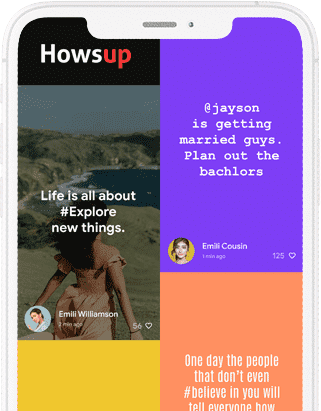 Howsup - Social sharing App, Post Sharing App, Video sharing app at XSoft Develop labworks