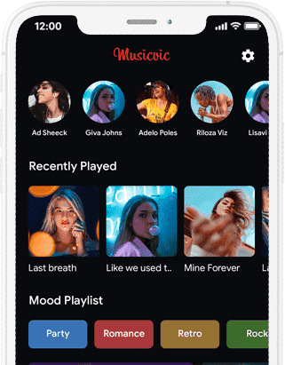 Musicvic - Online Music Streaming App, Music Player App, Music App at XSoft Develop labworks