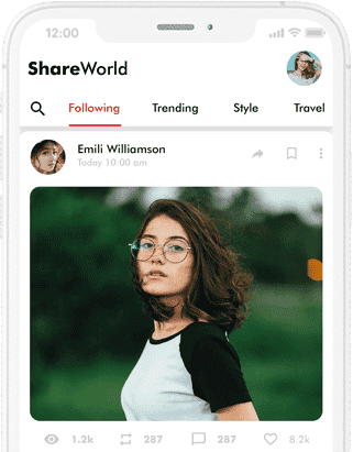 Shareworld - Social Network App, Chatting and Group Chatting App, Video Story Sharing App at XSoft Develop labworks