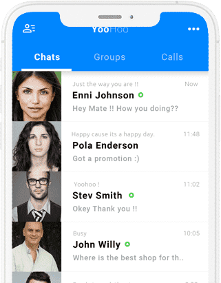 Yoohoo - Chatting App with Voice call, Video Call, voice message at XSoft Develop labworks